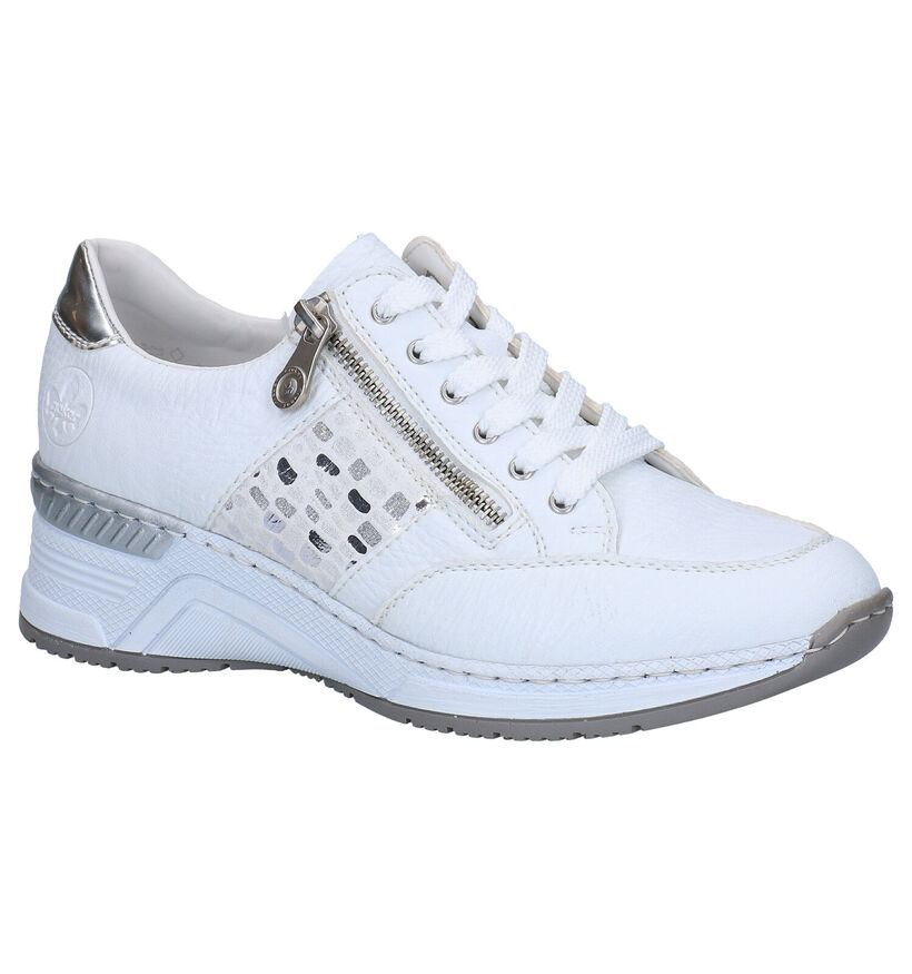 Rieker Chaussures à lacets en Blanc en simili cuir (288132)