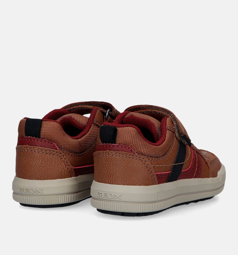 Geox Arzach Cognac Sneakers voor jongens (330061) - geschikt voor steunzolen