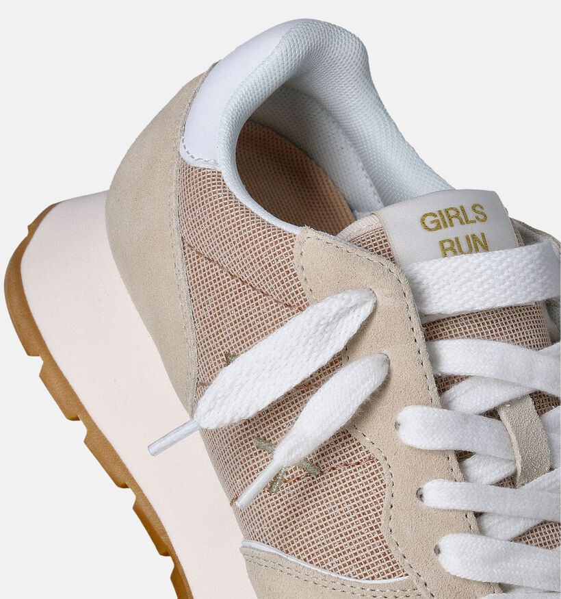 Sun68 Ally Glitter Baskets en Beige pour femmes (351700) - pour semelles orthopédiques