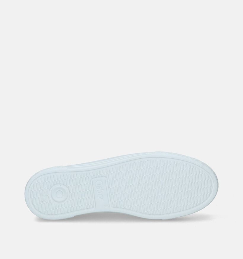 Gabor OptiFit Witte Sneakers voor dames (336156) - geschikt voor steunzolen