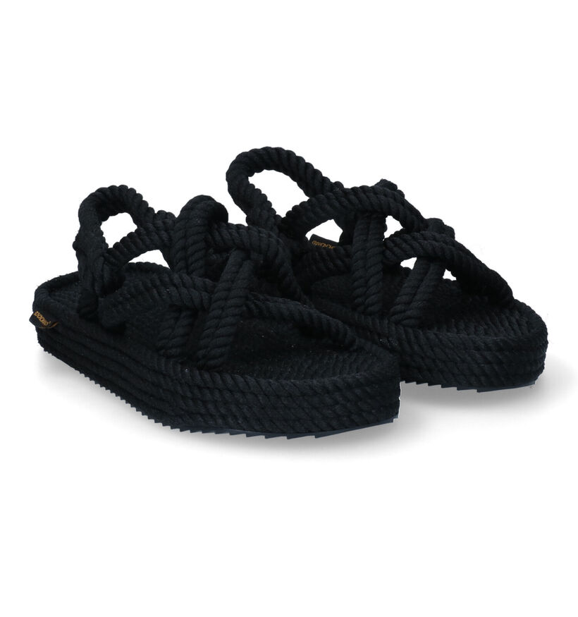 Bohonomad Platform Sandales en Noir pour femmes (310968)