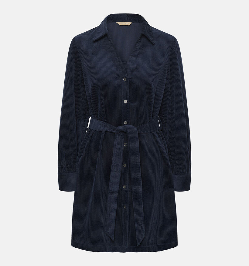 Culture Kalla Klay Robe Corduroy en Bleu fonc&eacute; pour femmes (377021)