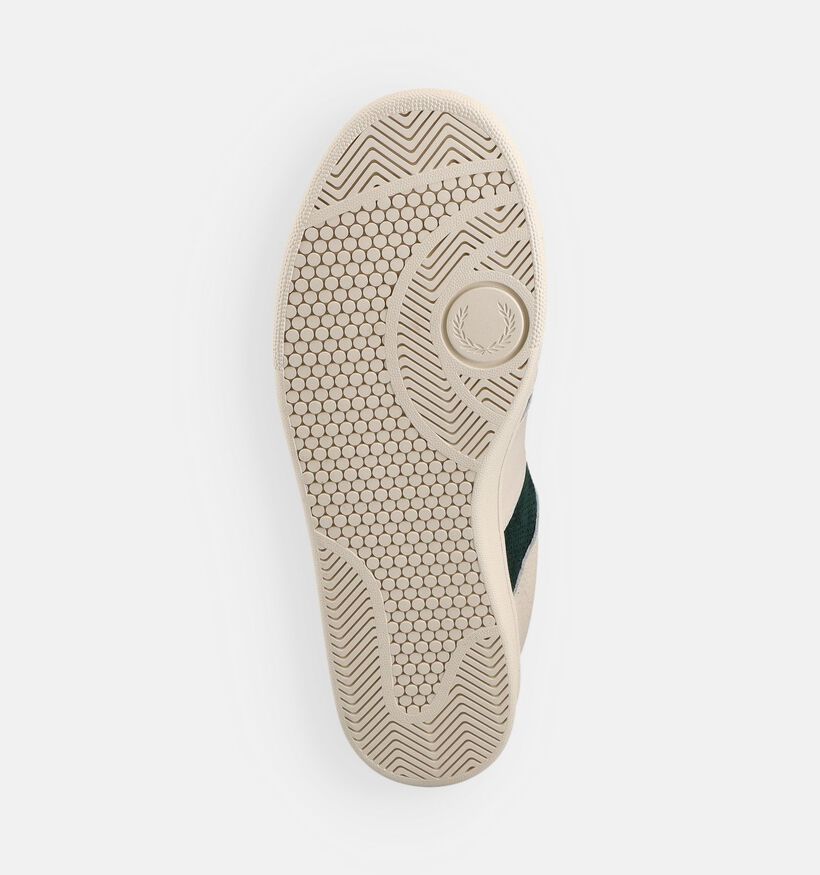 Fred Perry Ecru Veterschoenen voor heren (368923) - geschikt voor steunzolen