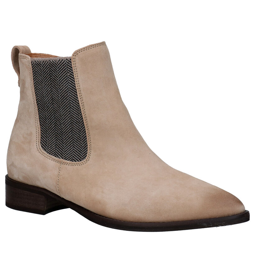 Gabor Beige Enkellaarzen in nubuck (282427)