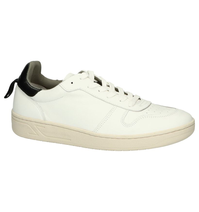 Borgo Sport Chaussures à lacets en Blanc en cuir (238994)