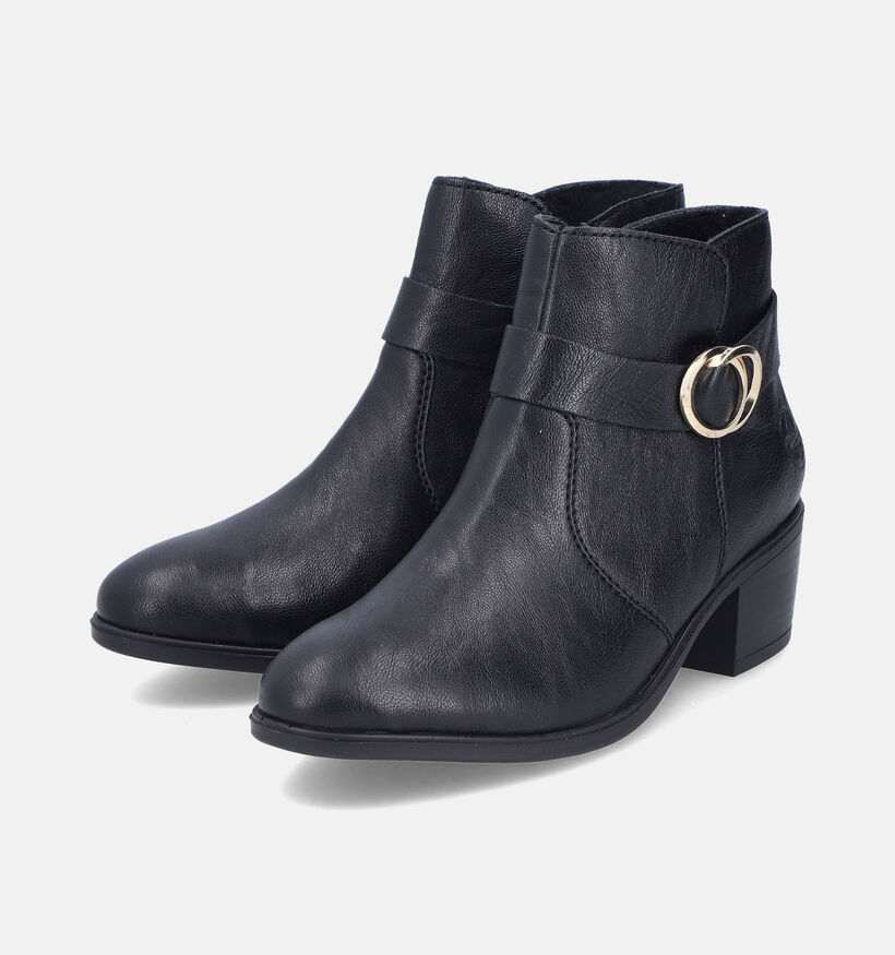 Rieker Bottines à talons en Noir pour femmes (347440)