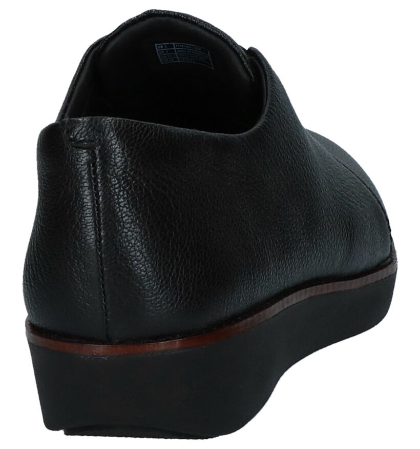 FitFlop Chaussures slip-on en Noir en cuir (225577)