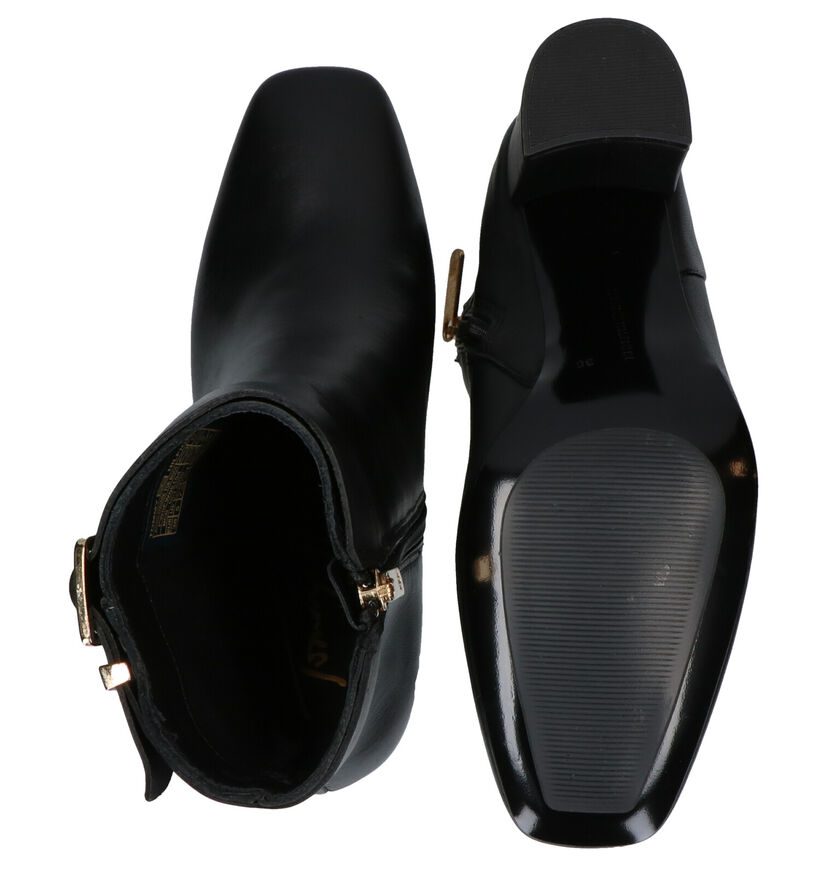 Tommy Hilfiger Basic Square Toe Bottillons en Noir en cuir (279982)