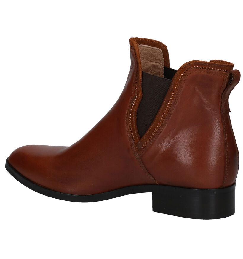 NeroGiardini Cognac Chelsea Laarsjes voor dames (278989)