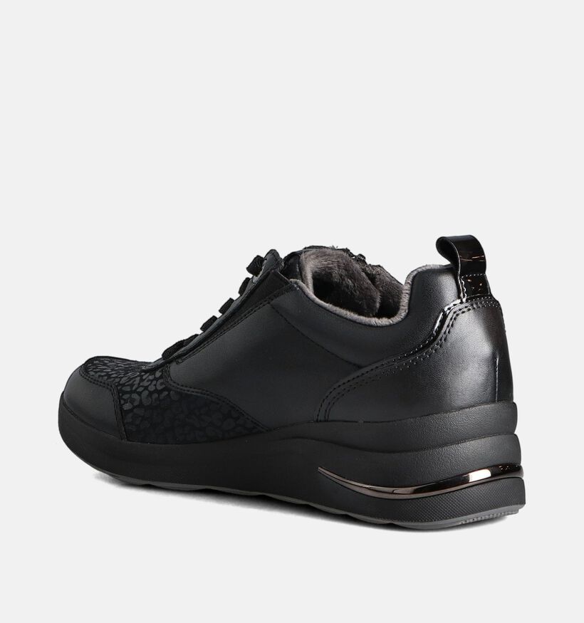 Tamaris Comfort Zwarte Sneakers voor dames (360418) - geschikt voor steunzolen