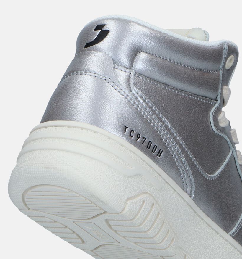 SJ Baskets montantes en Argent pour filles (343651) - pour semelles orthopédiques