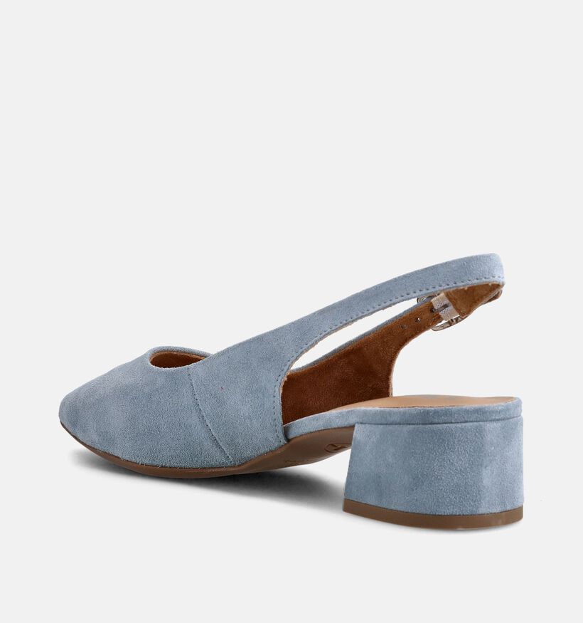 Tamaris Escarpins slingback en Bleu clair pour femmes (380028)