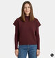Deeluxe Original Adeline Pull en Bordeaux pour femmes (382274)