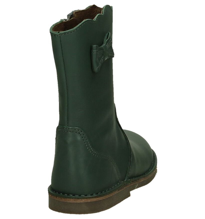 Groene Laarzen Bana & Co in leer (205493)