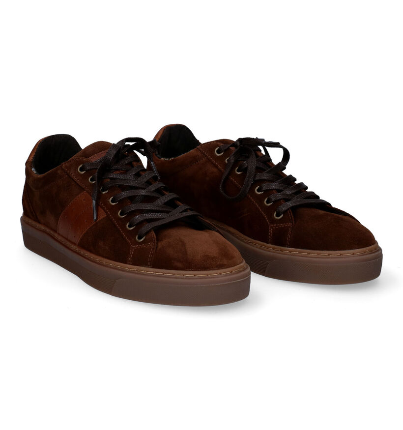 River Woods Aiden Cognac Veterschoenen voor heren (298360) - geschikt voor steunzolen