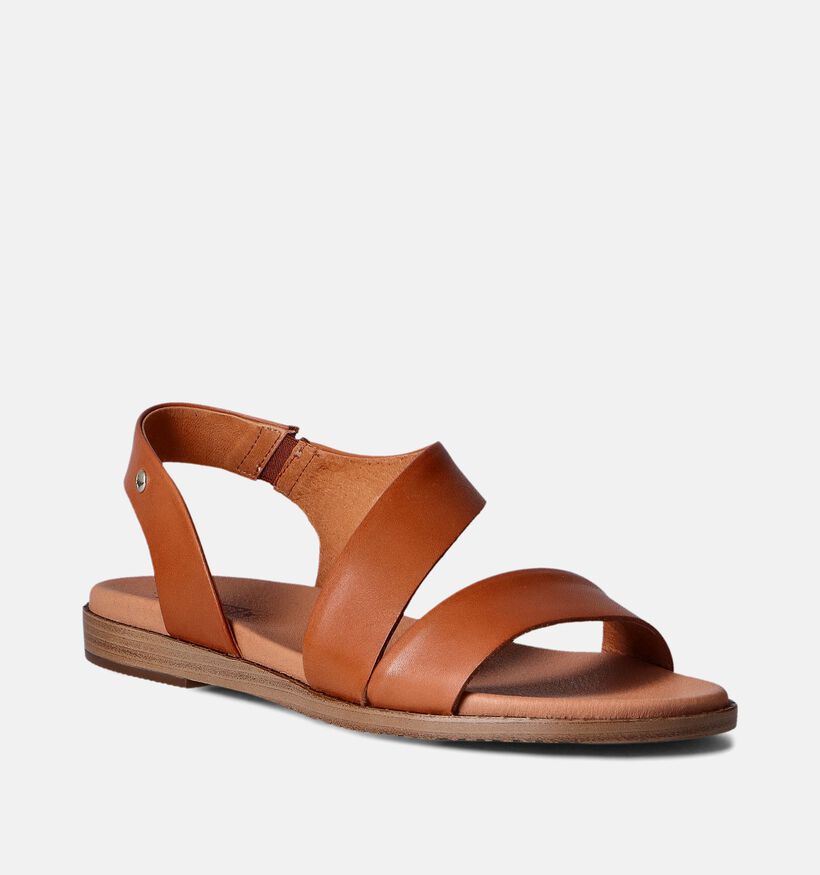 Pikolinos Formentera Sandales plates en Cognac pour femmes (354672)