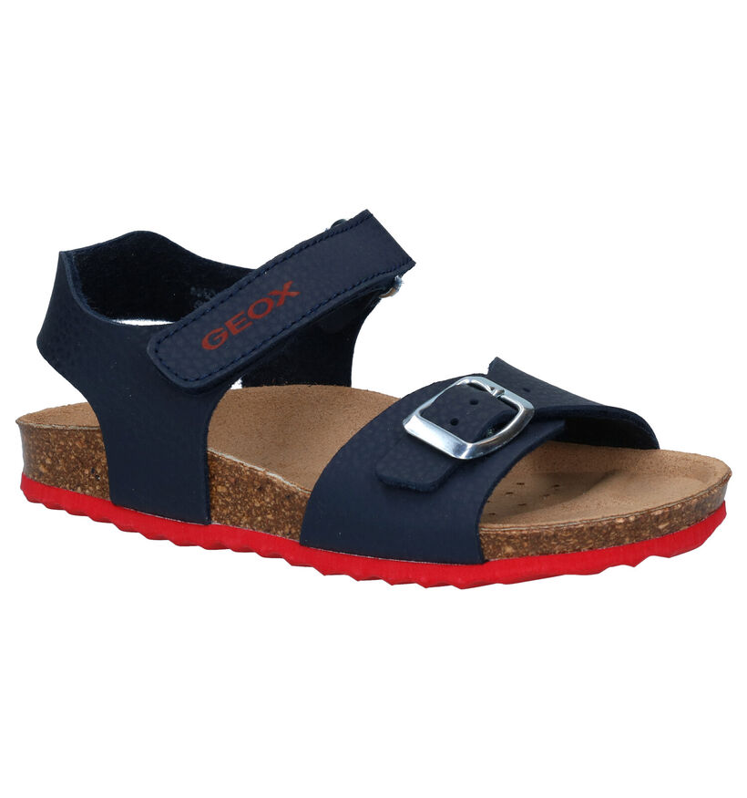 Geox Ghita Sandales en Bleu en simili cuir (303740)