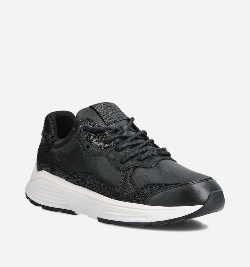 Xsensible Rainbow Zwarte Geklede Sneakers voor dames (363599) - geschikt voor steunzolen