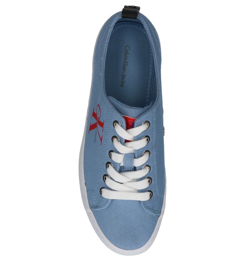 Calvin Klein Zolah Witte Sneakers in stof (269191)