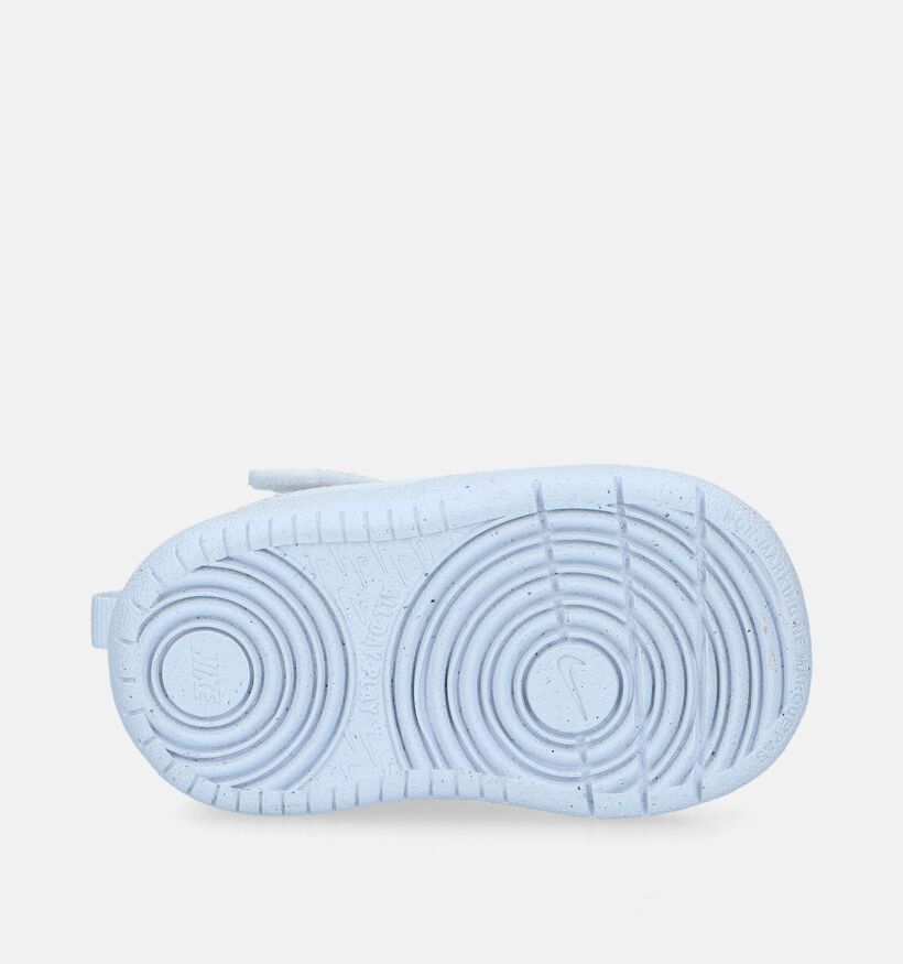 Nike Court Borough Low TD Beskets en Blanc pour filles, garçons (347718)