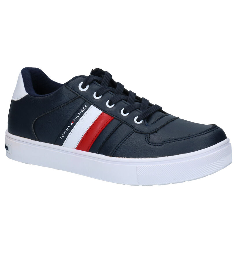 Tommy Hilfiger Blauwe Sneakers in kunstleer (279873)