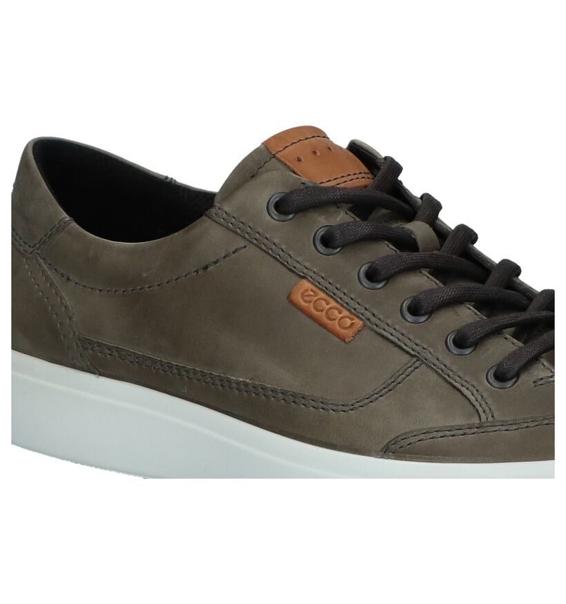 Donker Grijze Casual Schoenen ECCO Soft 7 in leer (235908)