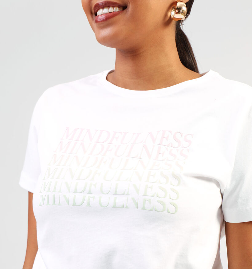 comma casual identity Witte T-shirt voor dames (350045)