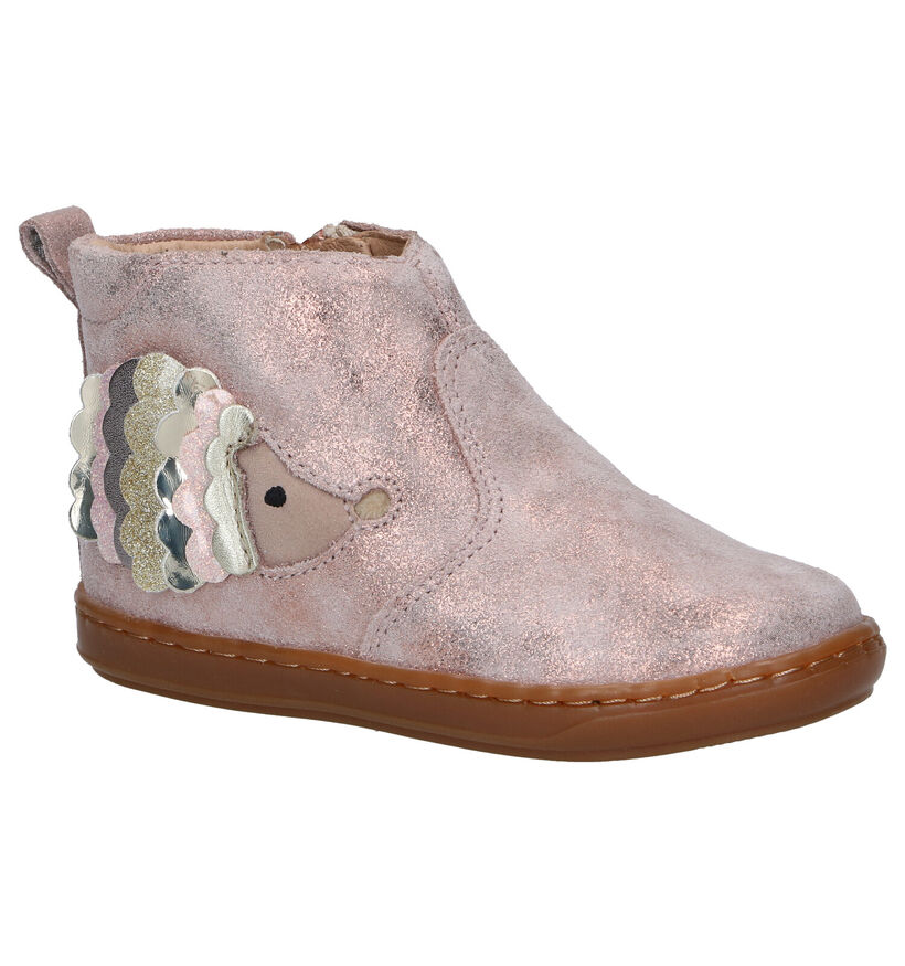 Shoo Pom Bouba Niglo Cognac Hoge Schoenen in nubuck (295706)