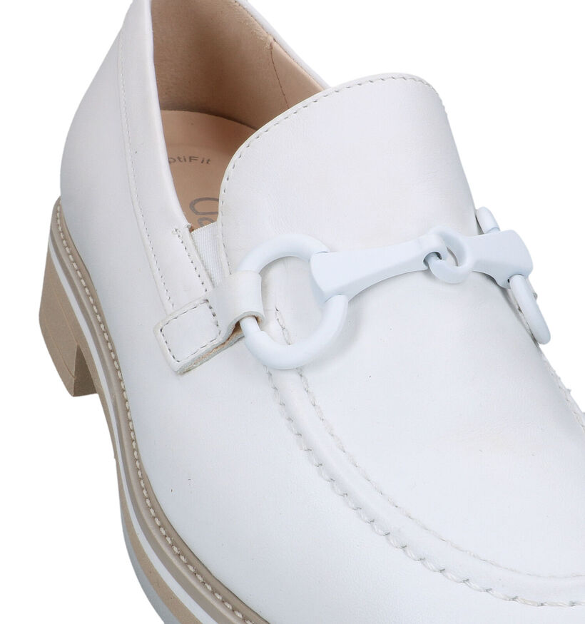 Gabor OptiFit Mocassins en Blanc pour femmes (323250) - pour semelles orthopédiques