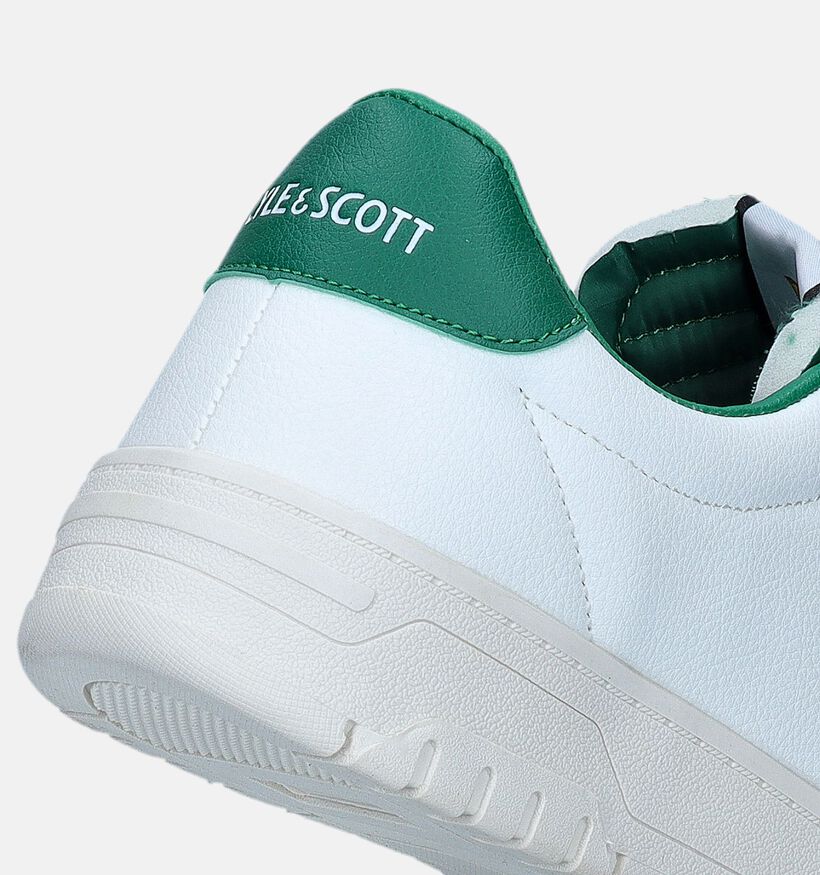 Lyle & Scott Evanton Cup Low Chaussures à lacets en Blanc pour hommes (356124) - pour semelles orthopédiques