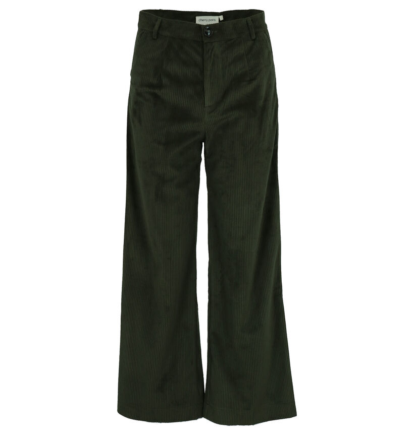 Cherry Paris Pantalon large en Vert kaki (274217)