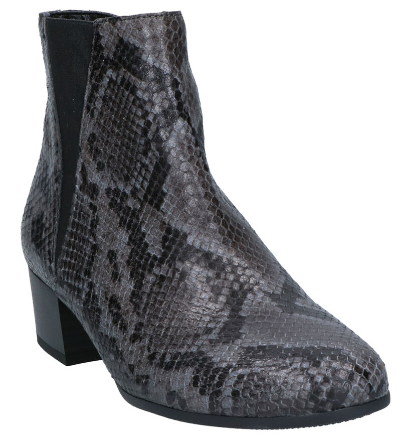 Gabor Bottillons en Gris en cuir (260195)