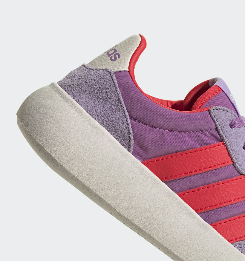 adidas Barreda Decode Baskets basses en Violet pour filles (359614) - pour semelles orthopédiques