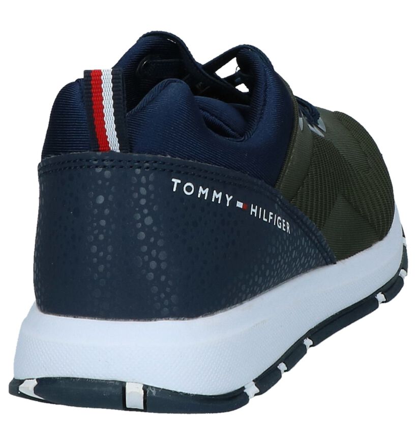 Kaki Lage Geklede Sneakers Tommy Hilfiger, , pdp