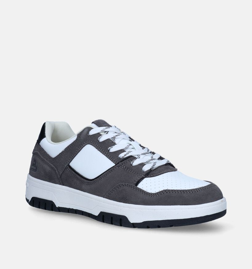 Bullboxer Baskets basses en Gris pour hommes (350720) - pour semelles orthopédiques