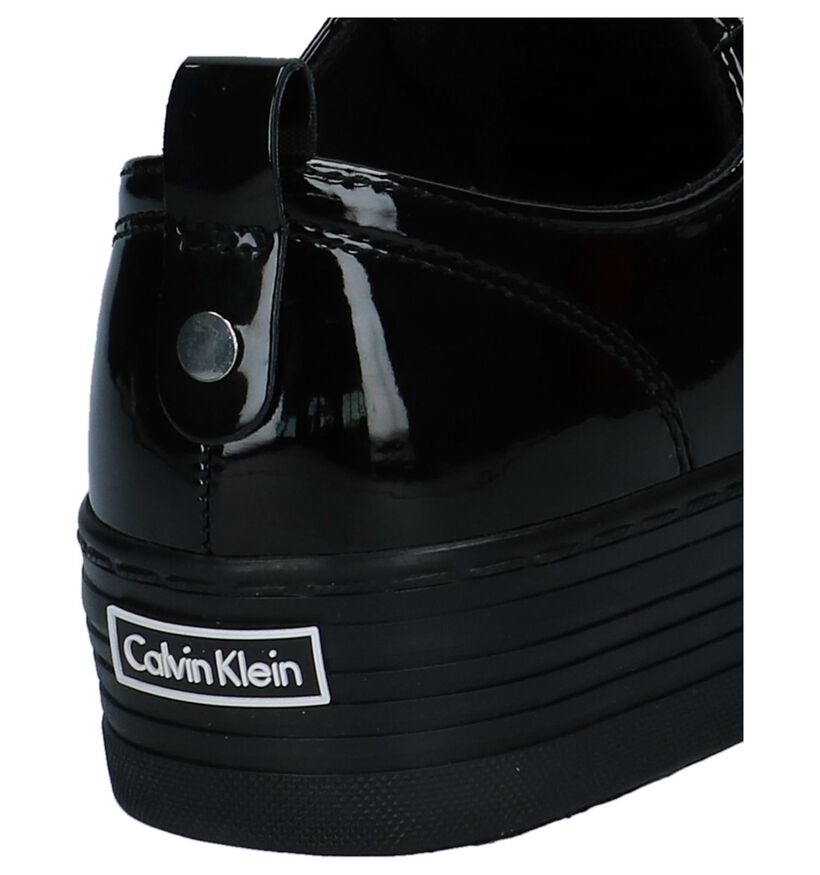 Calvin Klein Zolah Zwarte Veterschoenen in kunstleer (255817)