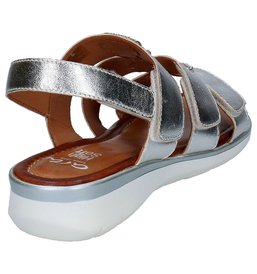 Ara Kreta Zilveren Sandalen in leer (288975)