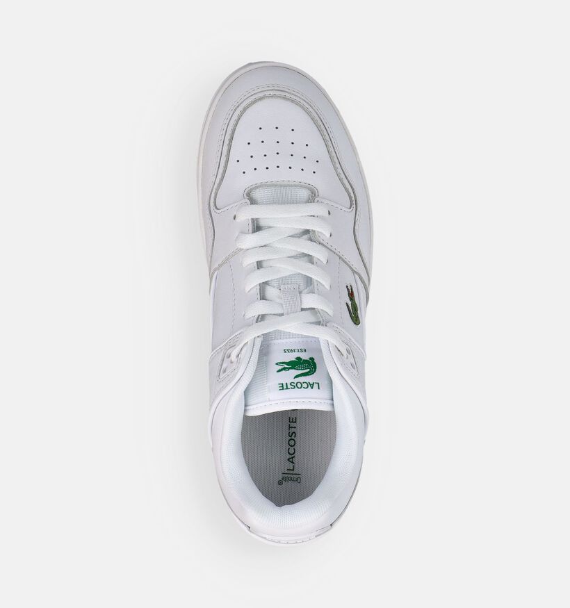 Lacoste Court Cage Baskets en Blanc pour hommes (369357)