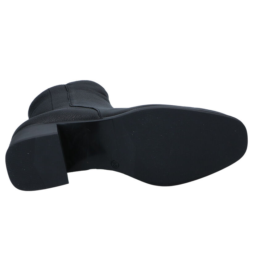 Hampton Bays Bottines à talons en Noir en cuir (295775)