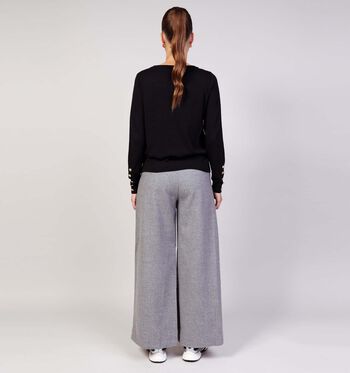 Vila Pulls Noir/Bordeaux