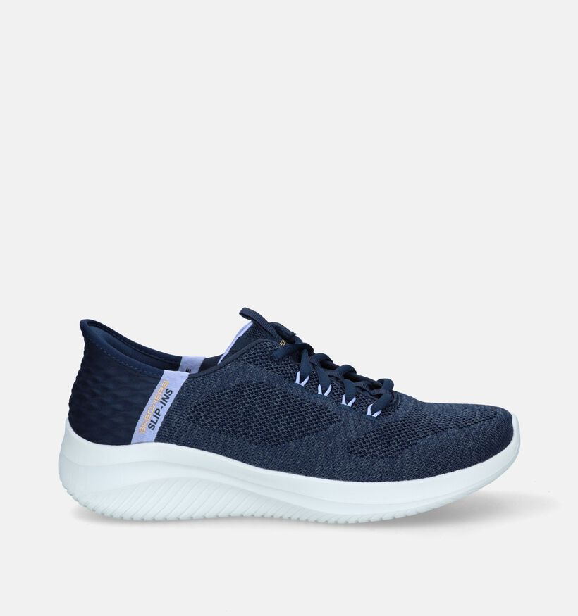 Skechers Slip-ins Ultra Flex 3.0 Blauwe Slip-on Sneakers voor dames (335203)