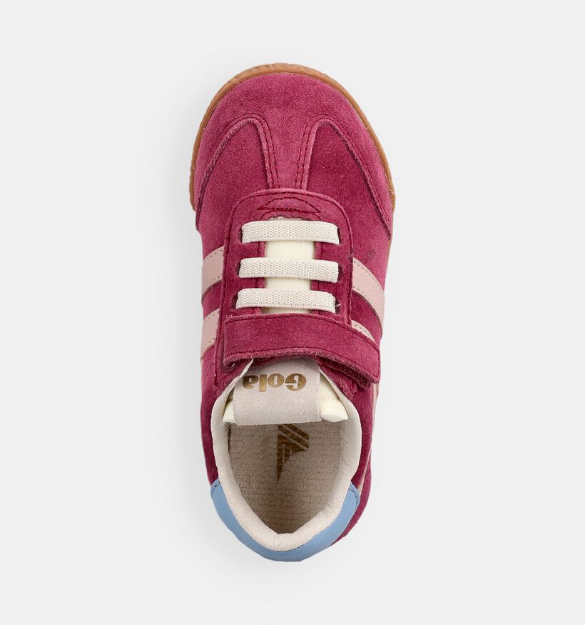 Gola Elan Strap Baskets basses en Rose pour filles (376294)