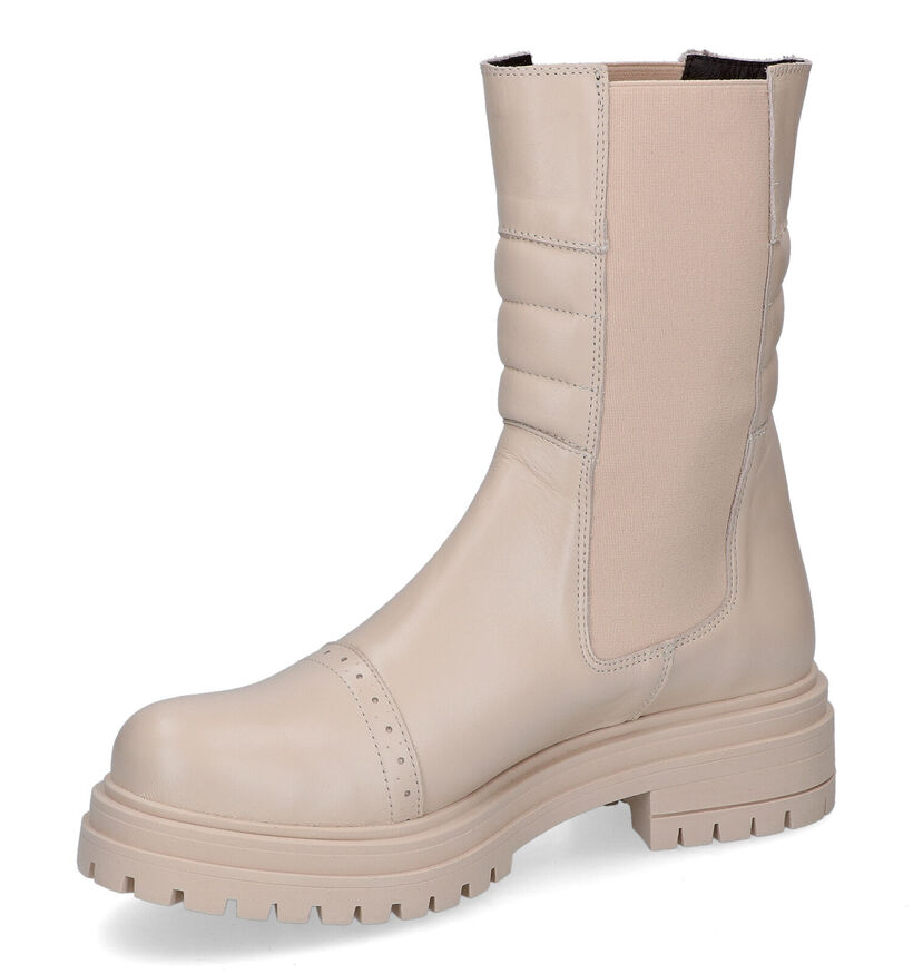 March23 Showpiece Chelsea Boots en Beige pour femmes (296571)