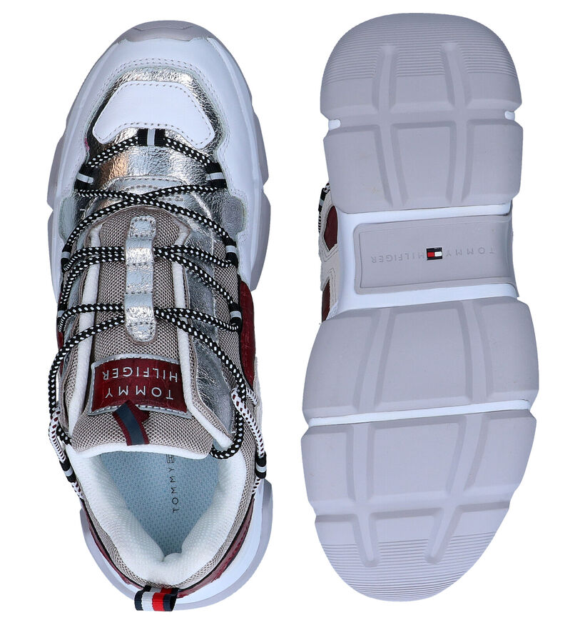 Tommy Hilfiger Chunky Baskets en Argent en cuir (279978)