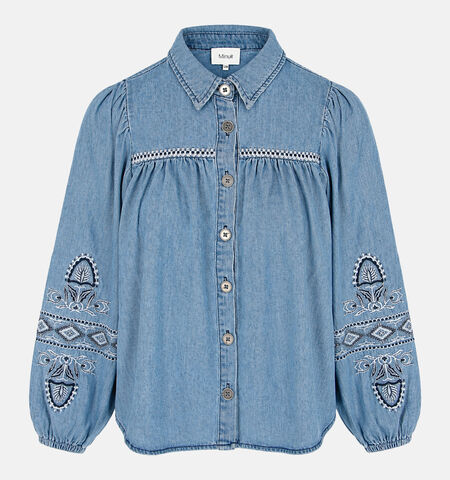 Minuit Blouses Blauw