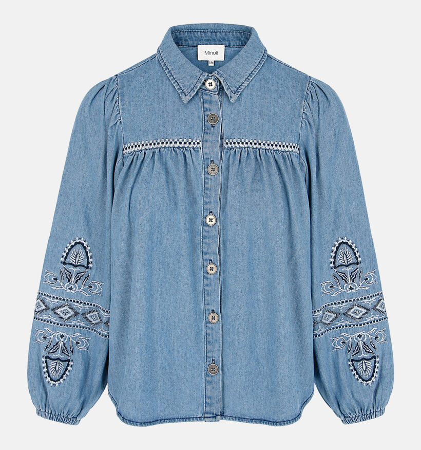 Minuit Douze Yaffa Blauwe Blouse voor dames (381864)