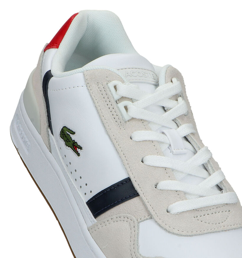 Lacoste T-Clip Baskets en Blanc pour hommes (322381)