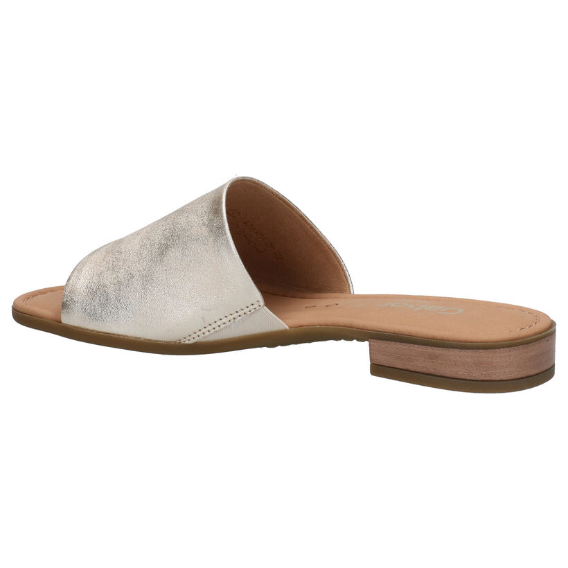 Gabor Nu-pieds en Or en cuir (271623)