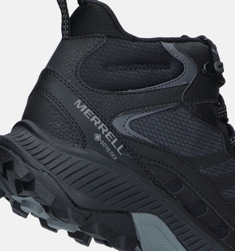 Merrell Speed Strike 2 Mid GTX Bottines en Noir pour hommes (347786) - pour semelles orthopédiques