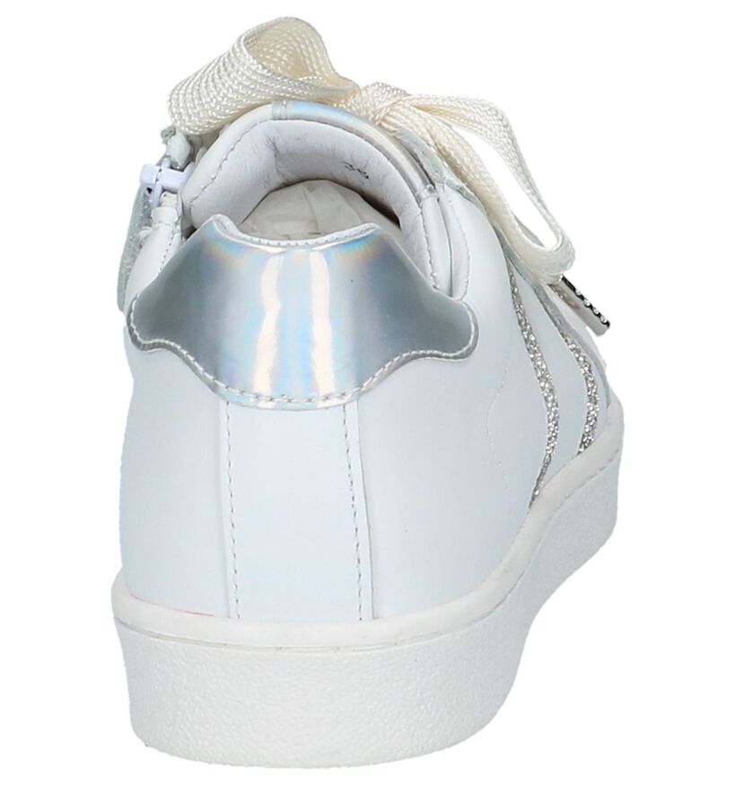 Little David Baskets basses en Blanc en cuir (217959)